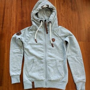 Naketano Brazzo VII Grey Melange Zip Up Hoodie